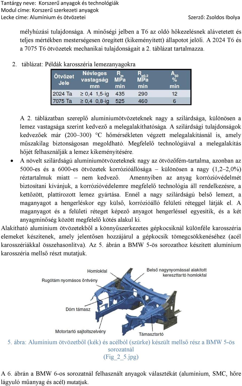 táblázatban szereplő alumíniumötvözeteknek nagy a szilárdsága, különösen a lemez vastagsága szerint kedvező a melegalakíthatósága.