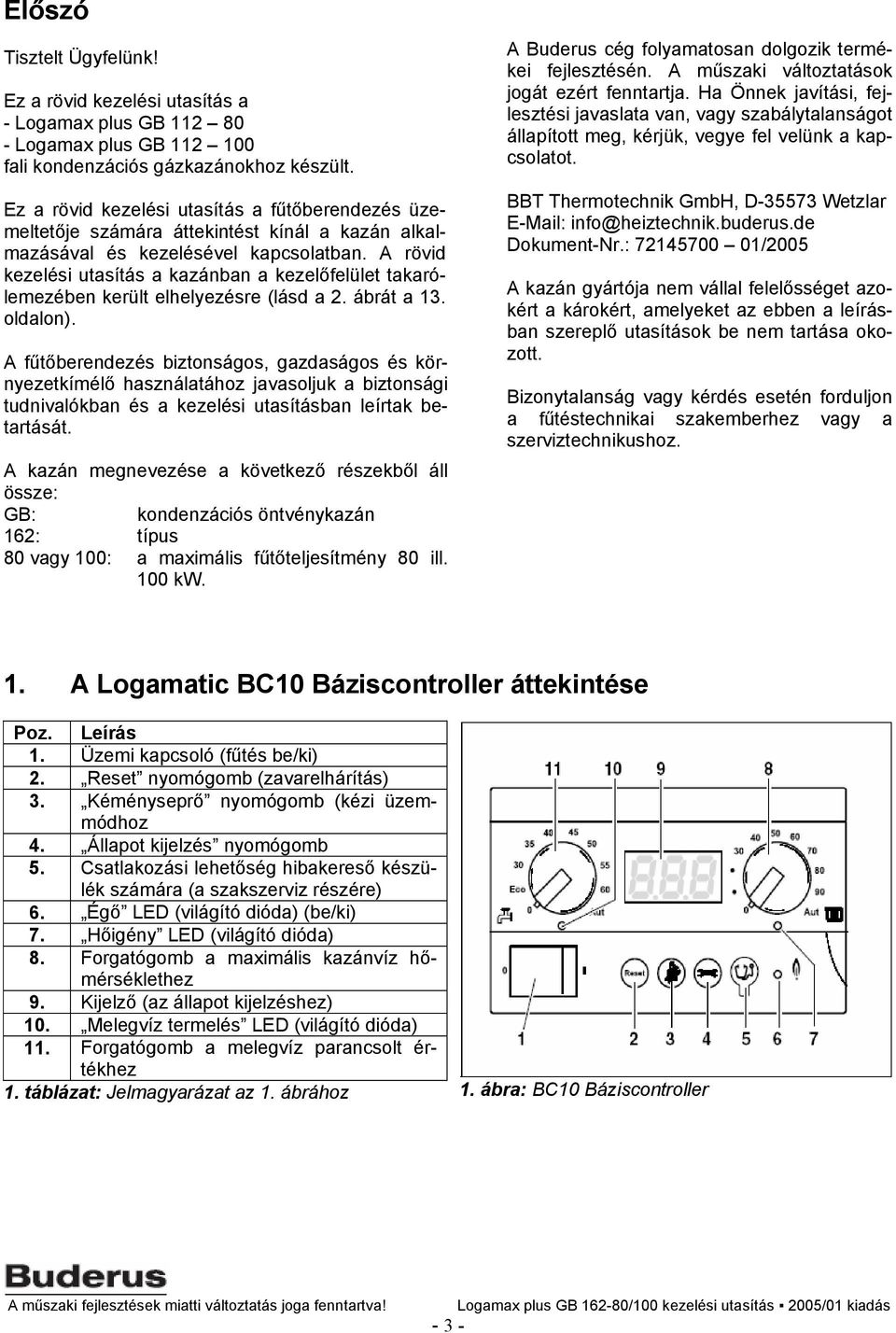 Kezelési utasítás. Logamax plus GB /100 kondenzációs gázkazán - PDF Free  Download