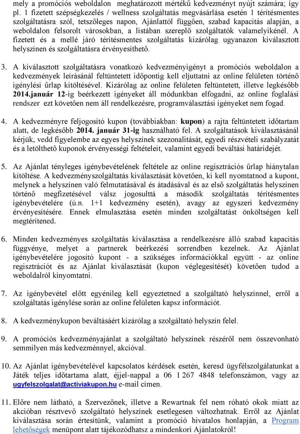 Activia Kupon Promóció Játékszabályzat - PDF Free Download