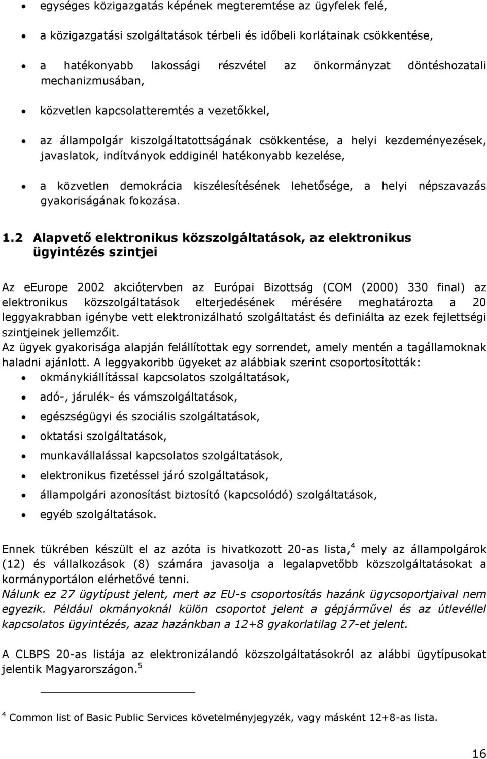 Elektronikus ügyintézési Szolgáltatás Példa