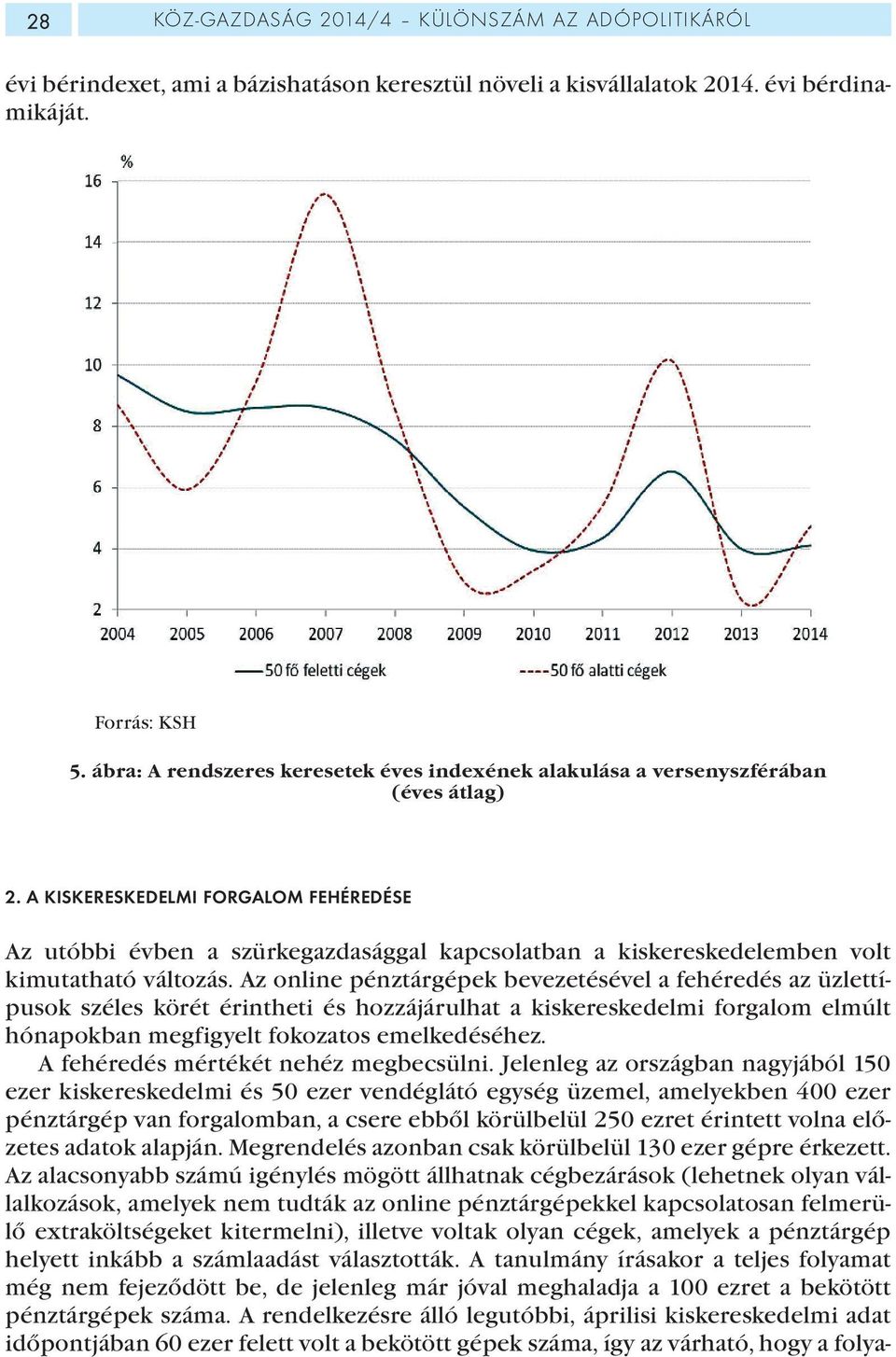 A KISKERESKEDELMI FORGALOM FEHÉREDÉSE Az utóbbi évben a szürkegazdasággal kapcsolatban a kiskereskedelemben volt kimutatható változás.