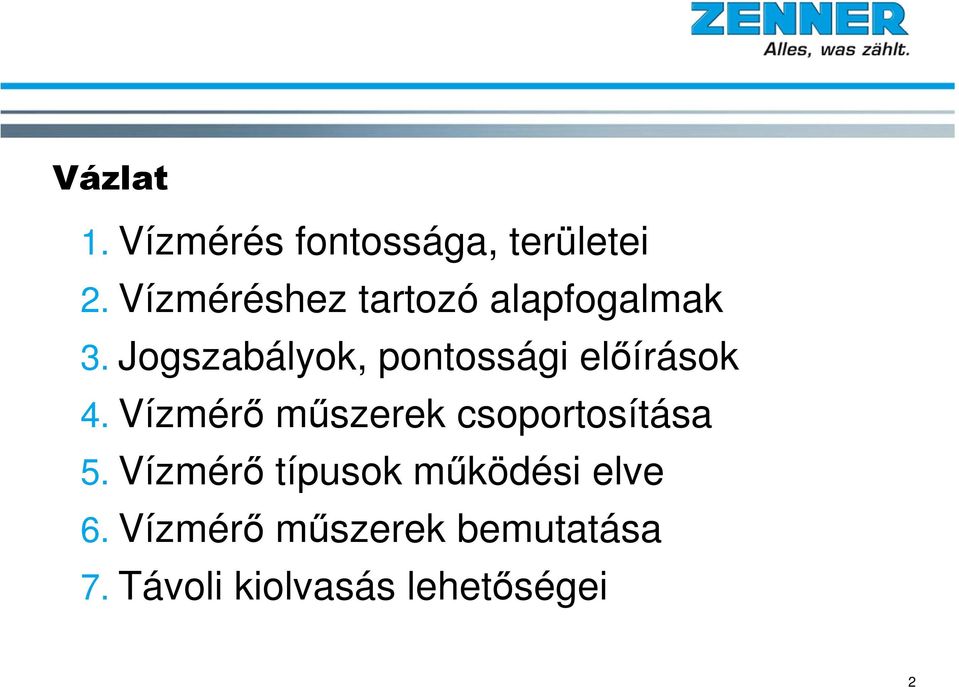 Jogszabályok, pontossági előírások 4.