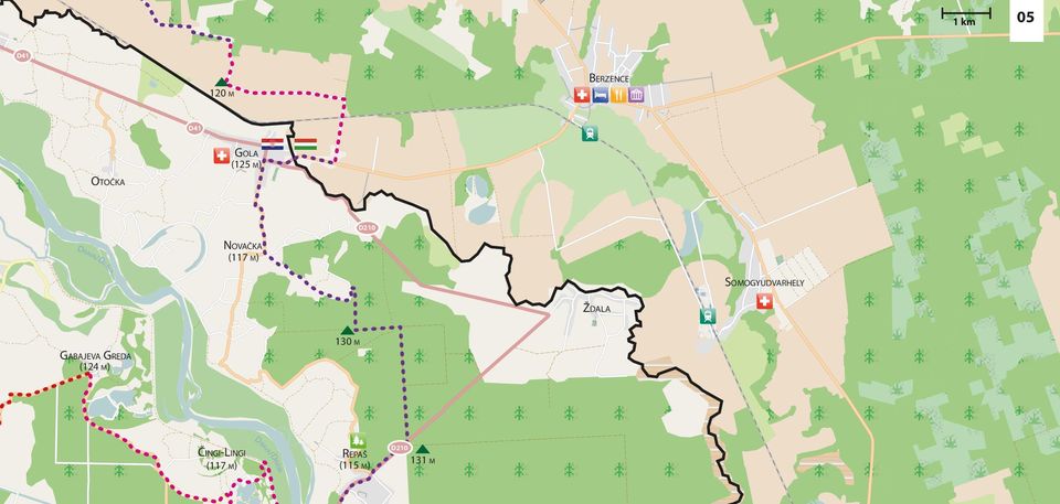 SOMOGYUDVARHELY ŽDALA GABAJEVA GREDA (124 M)