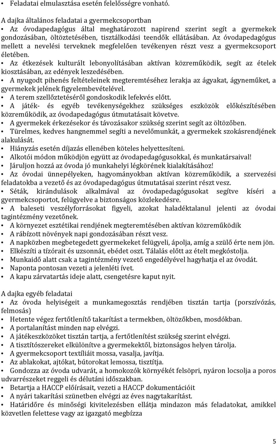 MUNKAKÖRI LEÍRÁSMINTÁK - PDF Ingyenes letöltés