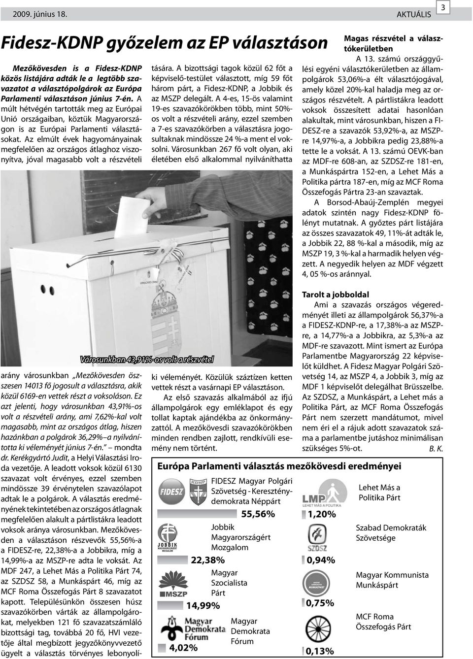 A múlt hétvégén tartották meg az Európai Unió országaiban, köztük Magyarországon is az Európai Parlamenti választásokat.