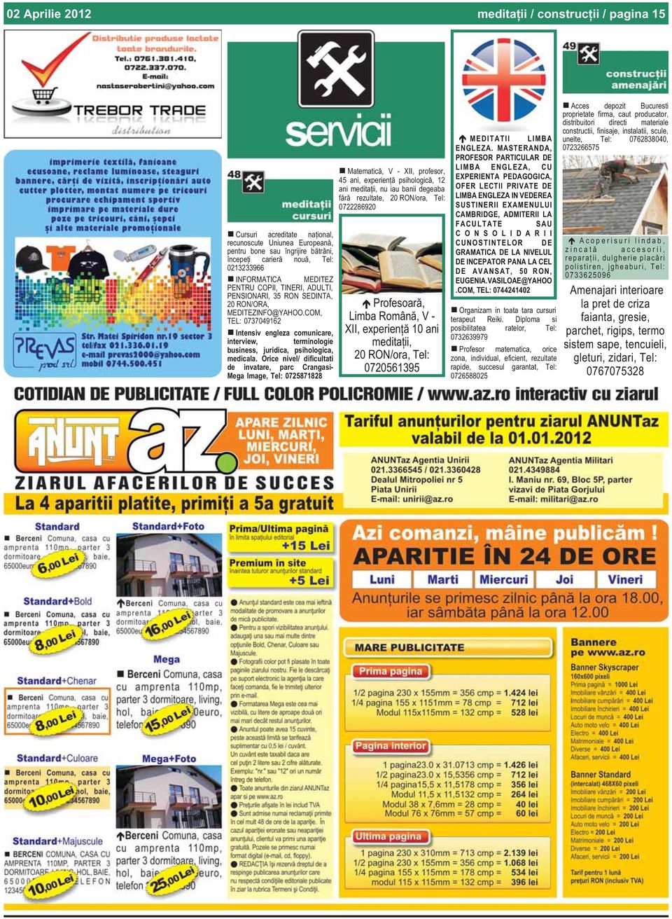 COM, TEL: 0737049162 Intensiv engleza comunicare, interview, terminologie business, juridica, psihologica, medicala.