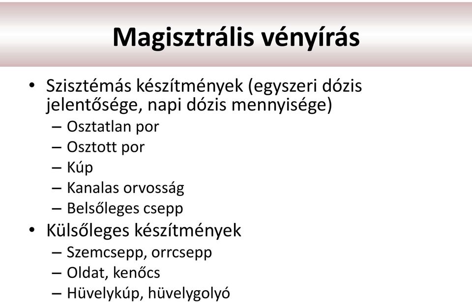 A receptírás szabályai - PDF Ingyenes letöltés