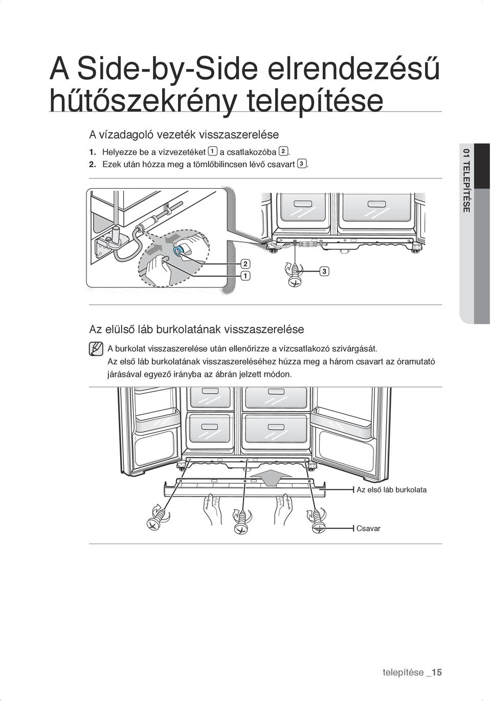 Hűtőszekrény Használati útmutató - PDF Free Download