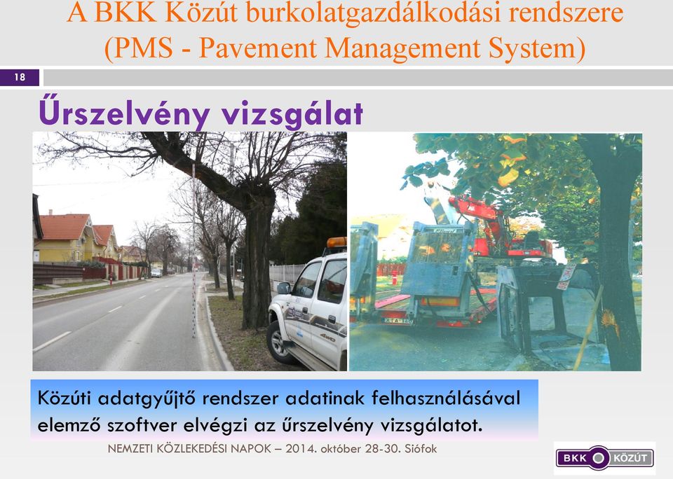 Közúti adatgyűjtő rendszer adatinak