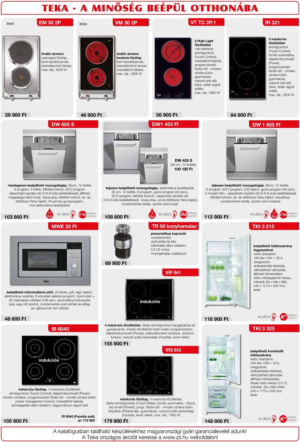 : 2900 W 2 High Light főzőfelület 1db kétkörös érintőgombok (Touch Control), programozható főzési idő - minden zónára külön, csiszolt szél elől hátul, oldalt vágott széllel, max. telj.