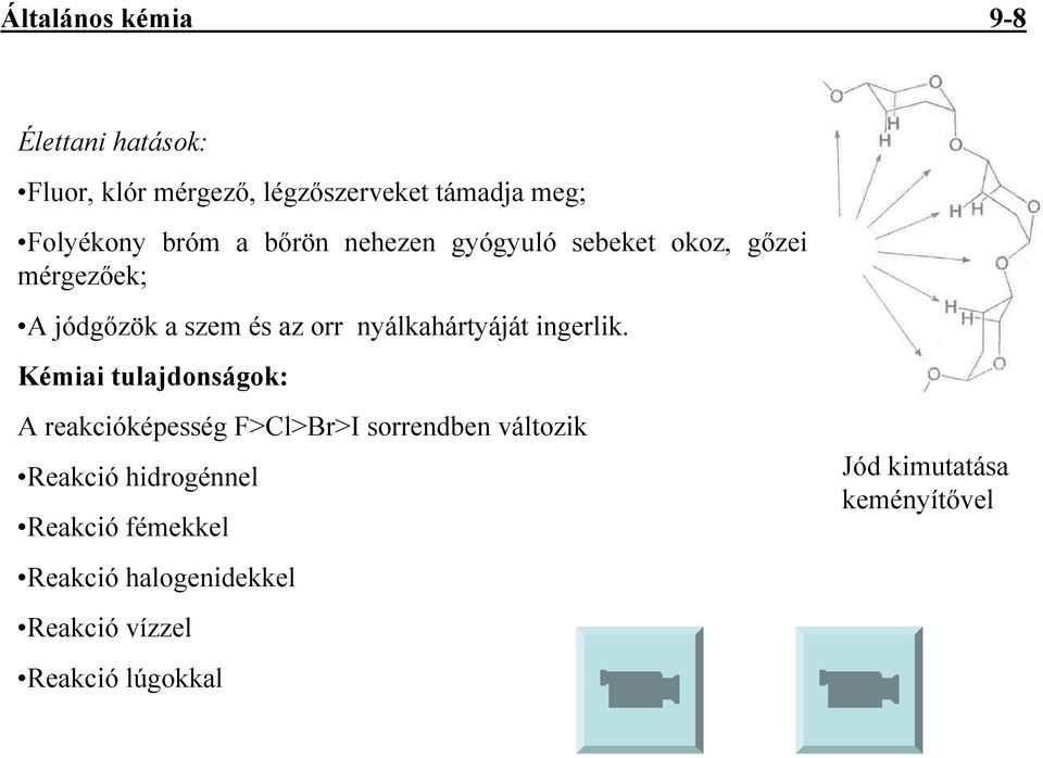 nyálkahártyáját ingerlik.