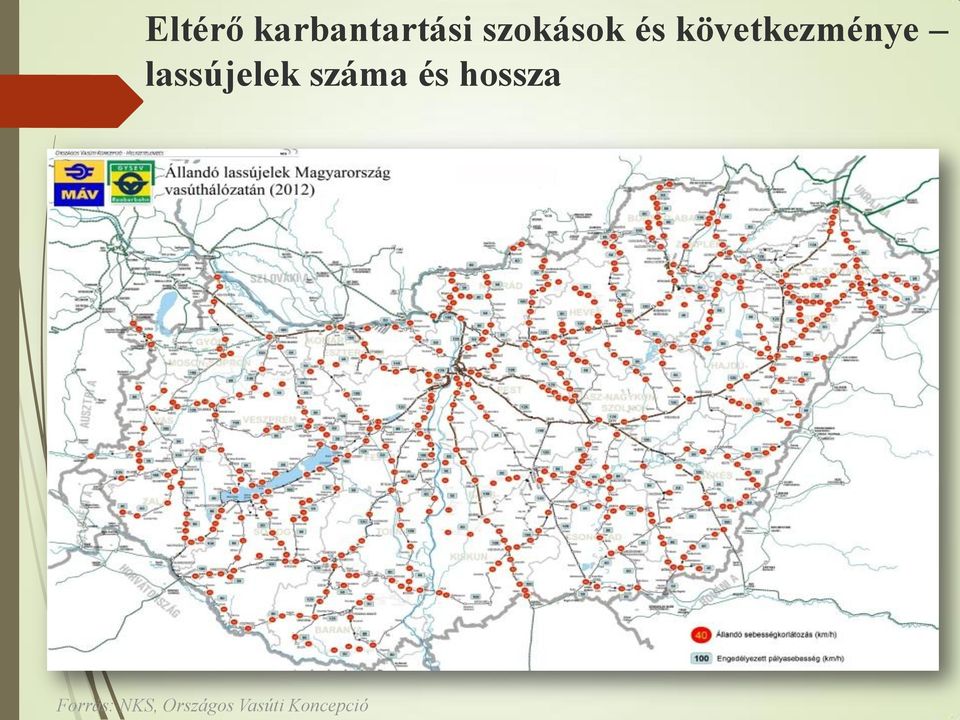 lassújelek száma és hossza