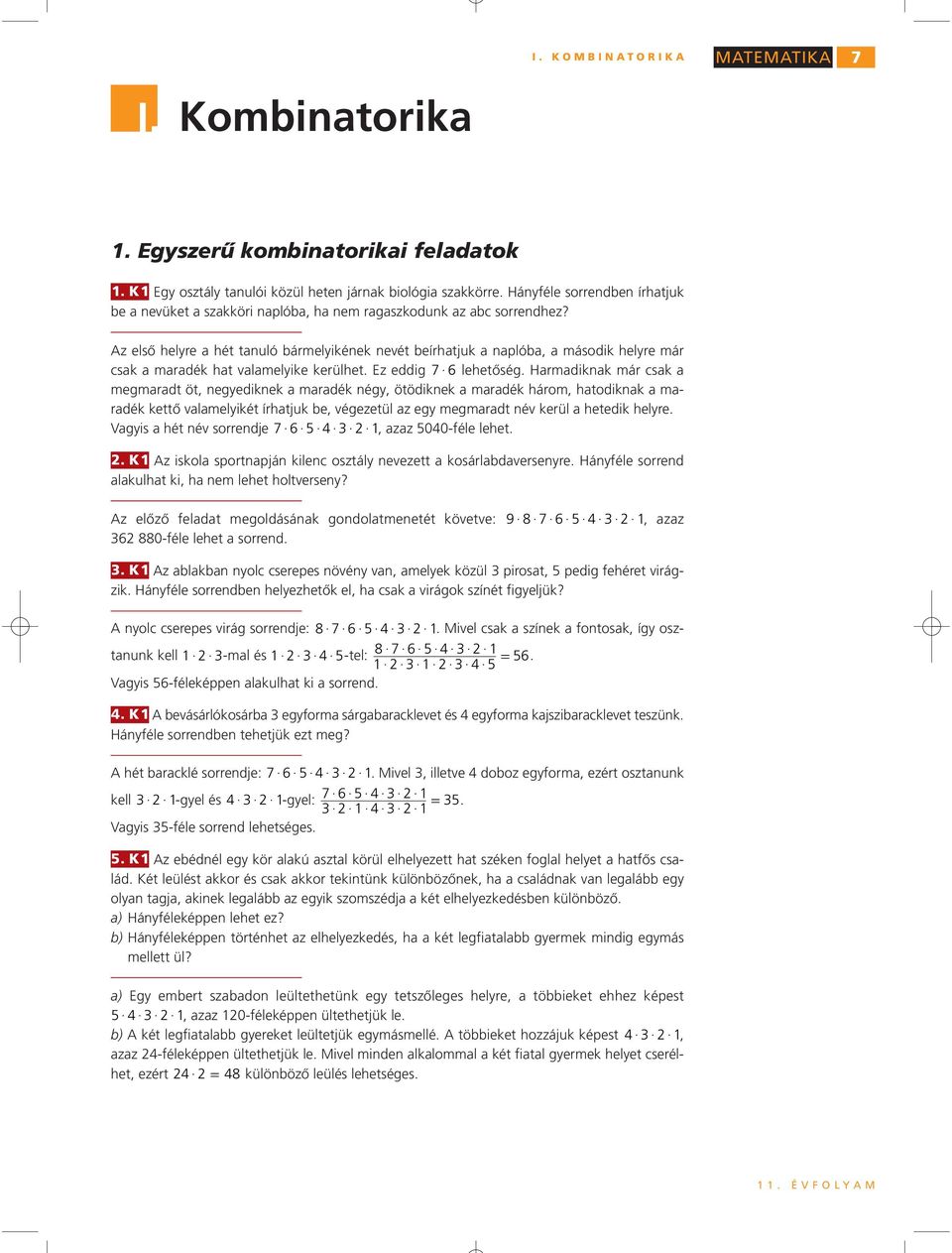 MATEMATIKA 11. A tankönyv feladatai és a feladatok megoldásai - PDF  Ingyenes letöltés