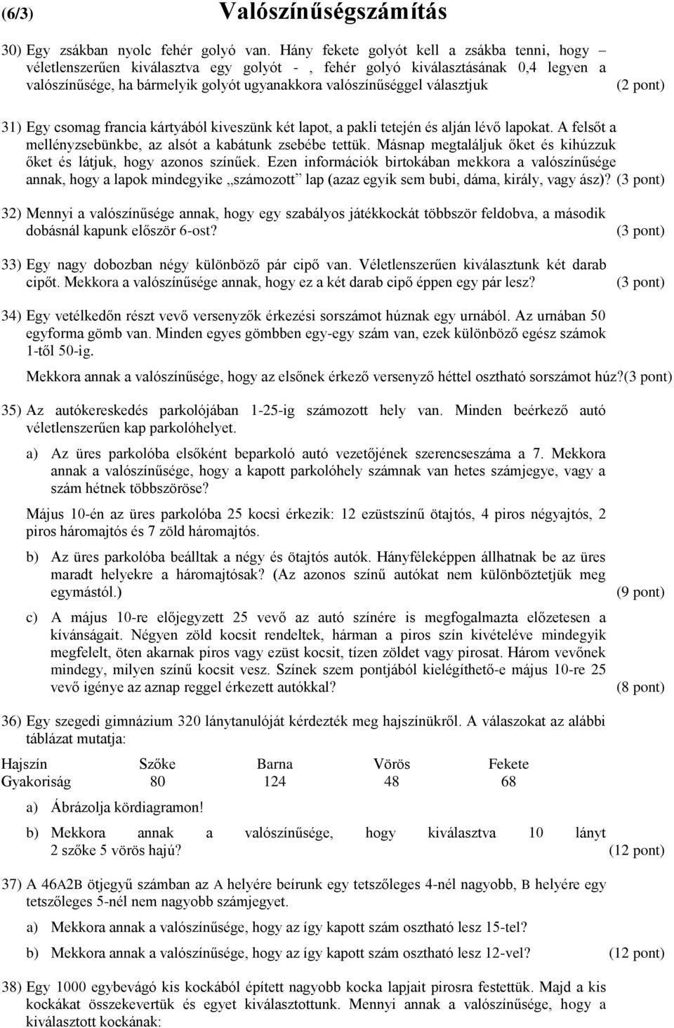 6/1) Valószínűségszámítás - PDF Free Download