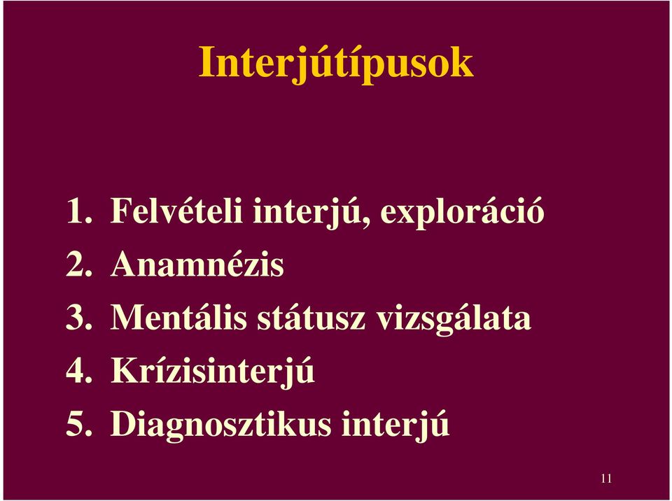 Anamnézis 3.