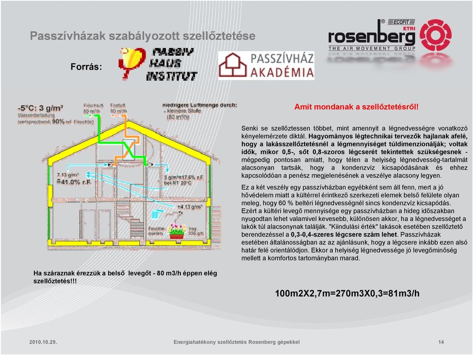 pontosan amiatt, hogy télen a helyiség légnedvesség-tartalmát alacsonyan tartsák, hogy a kondenzvíz kicsapódásának és ehhez kapcsolódóan a penész megjelenésének a veszélye alacsony legyen.