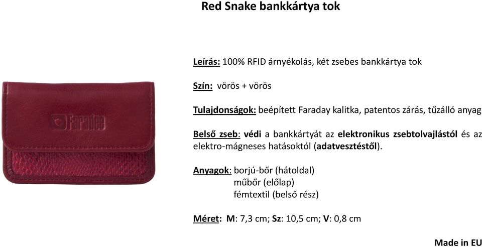 Szín: vörös +