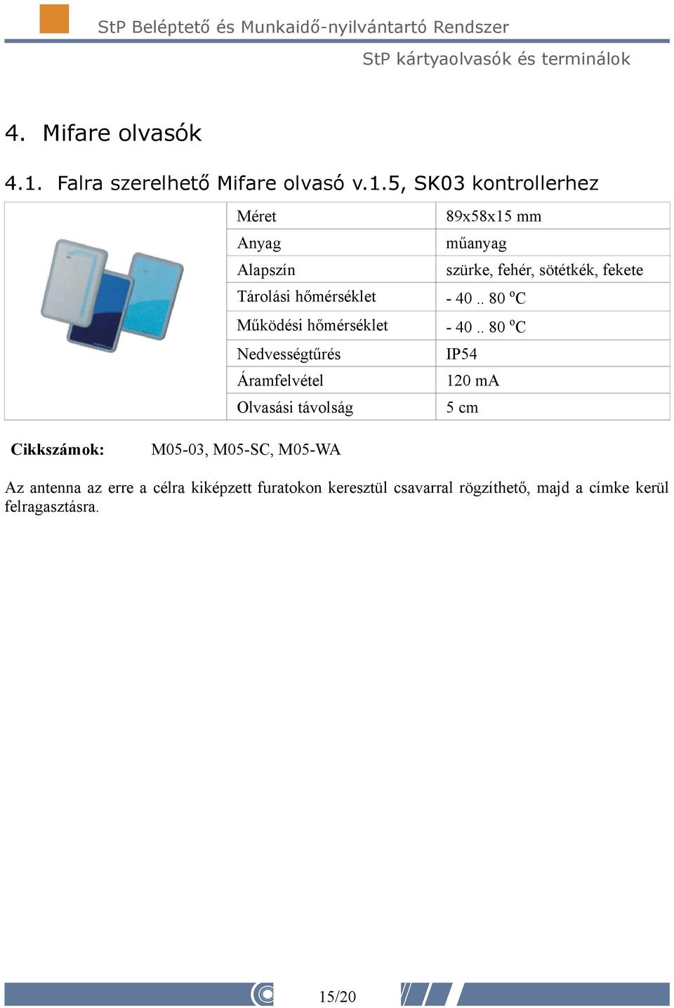 5, SK03 kontrollerhez Áramfelvétel 89x58x15 mm szürke, fehér, sötétkék,