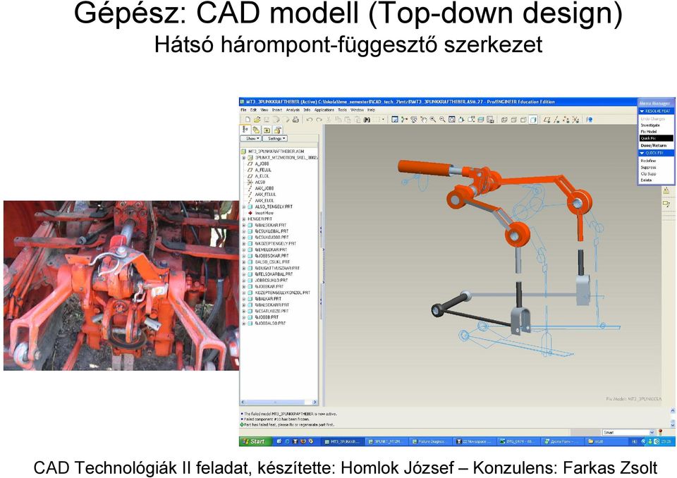 CAD Technológiák II feladat,