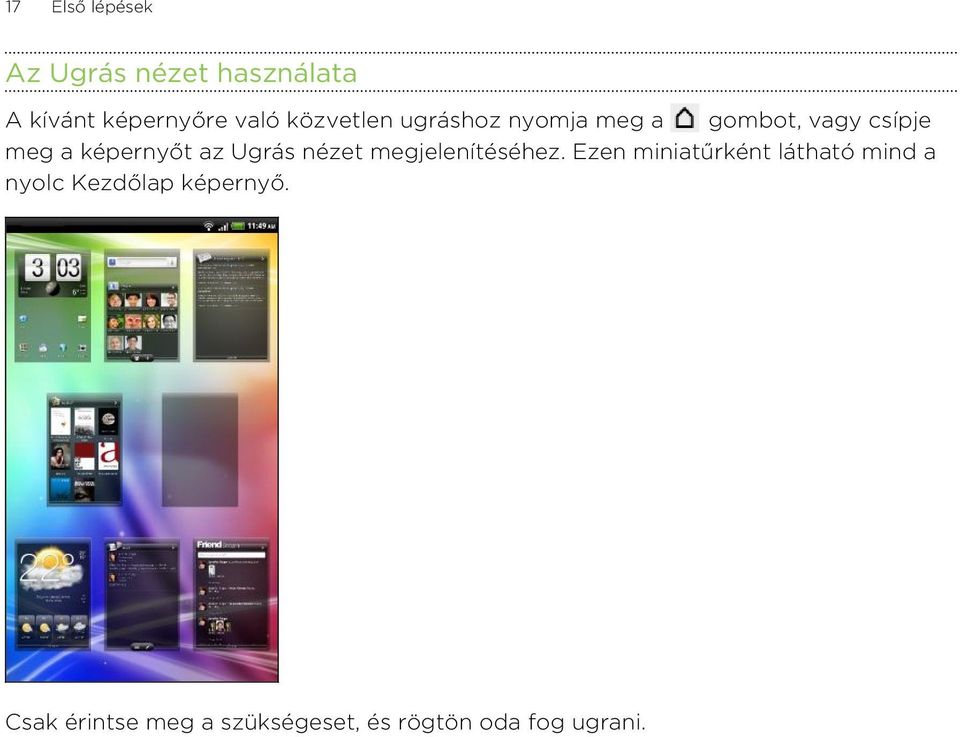 Ugrás nézet megjelenítéséhez.
