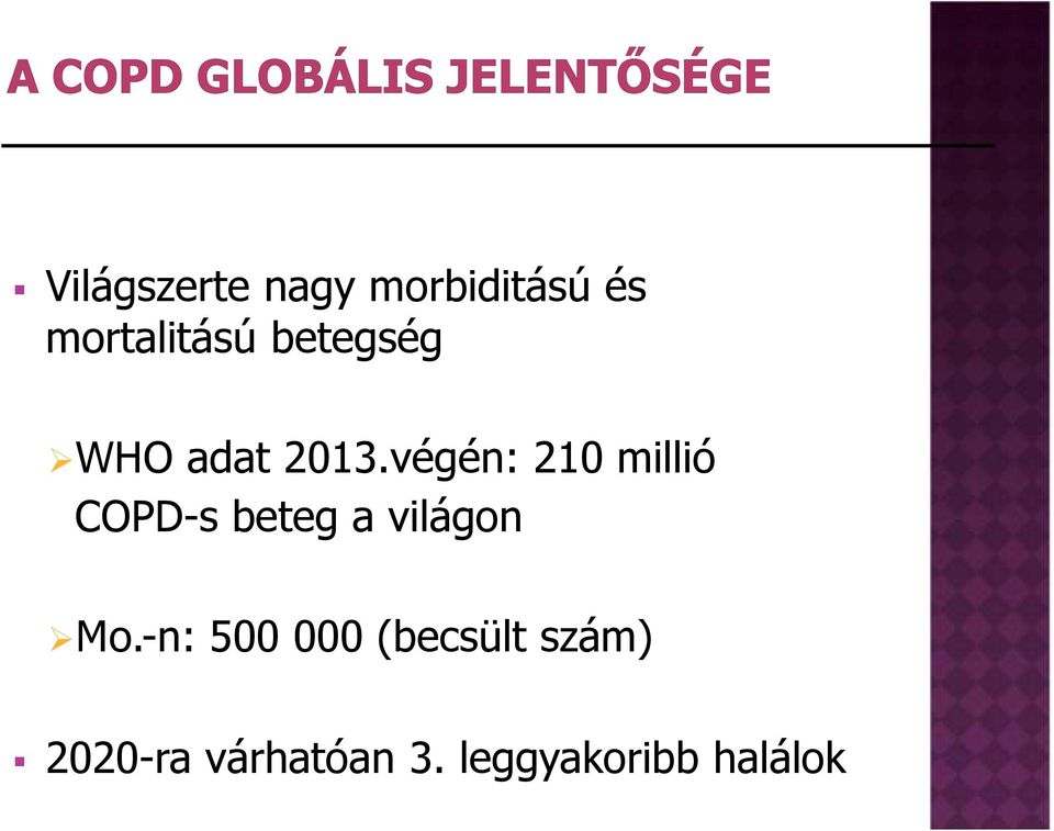 végén: 210 millió COPD-s beteg a világon Mo.