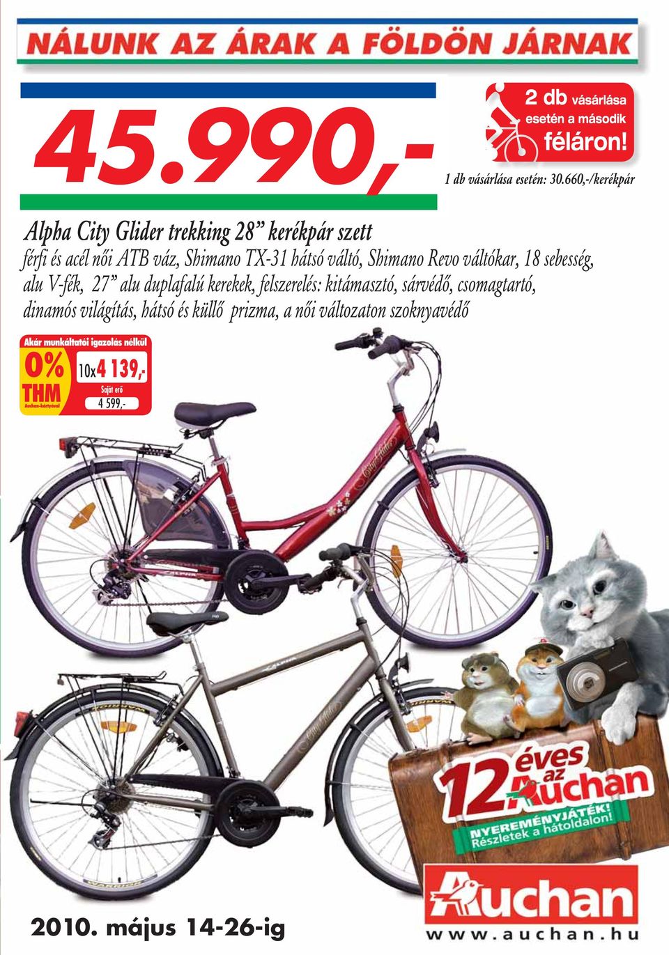 45.990,- Alpha City Glider trekking 28 kerékpár szett - PDF Free Download