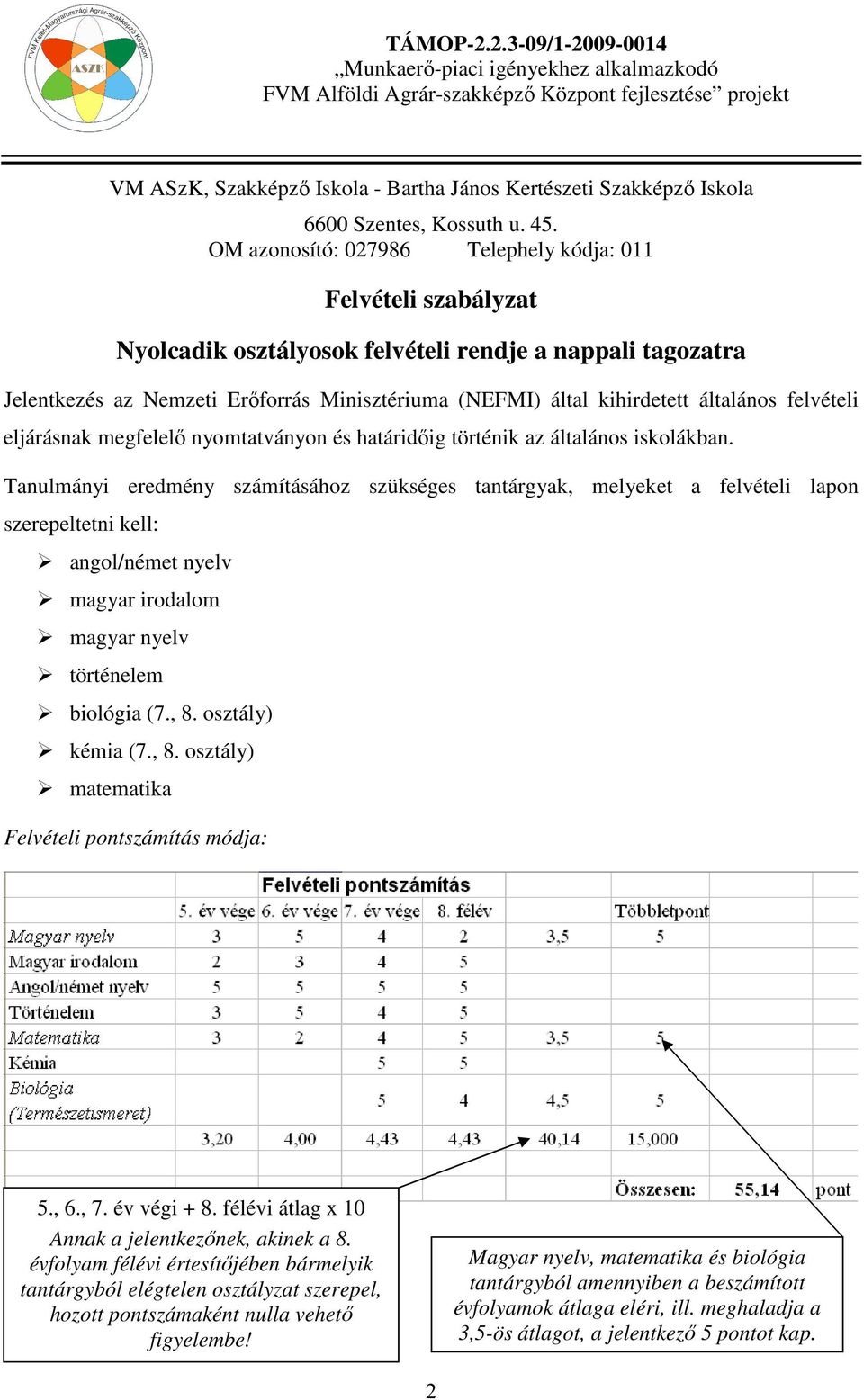 általános felvételi eljárásnak megfelelő nyomtatványon és határidőig történik az általános iskolákban.