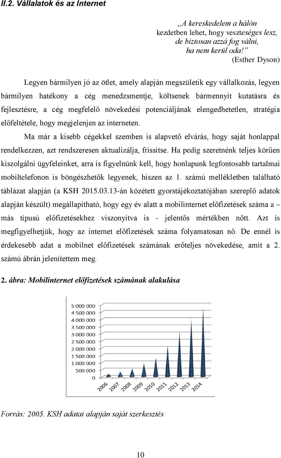 növekedési potenciáljának elengedhetetlen, stratégia előfeltétele, hogy megjelenjen az interneten.