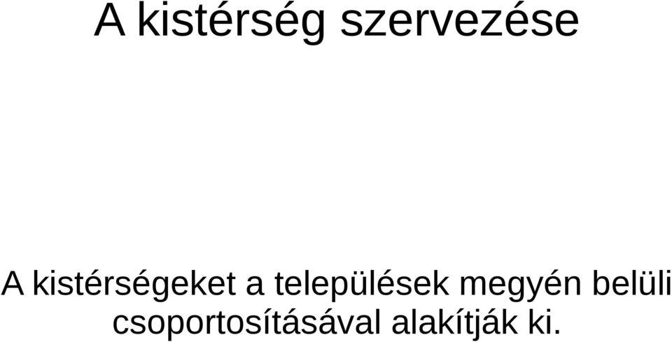 települések megyén