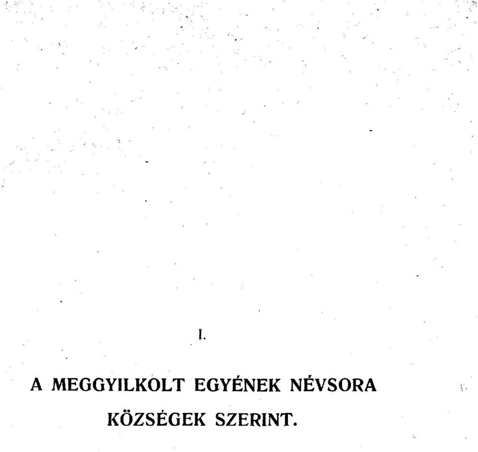 EGYÉNEK