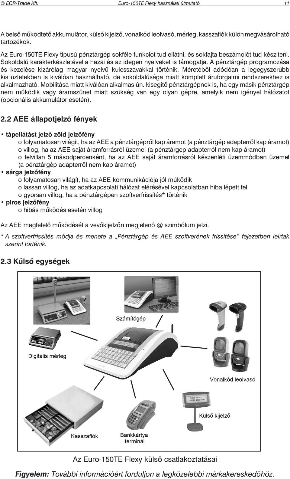 ECR-Trade Kft. Euro-100TX használati útmutató. Euro-150TE Flexy ONLINE  PÉNZTÁRGÉP HASZNÁLATI ÚTMUTATÓ - PDF Ingyenes letöltés