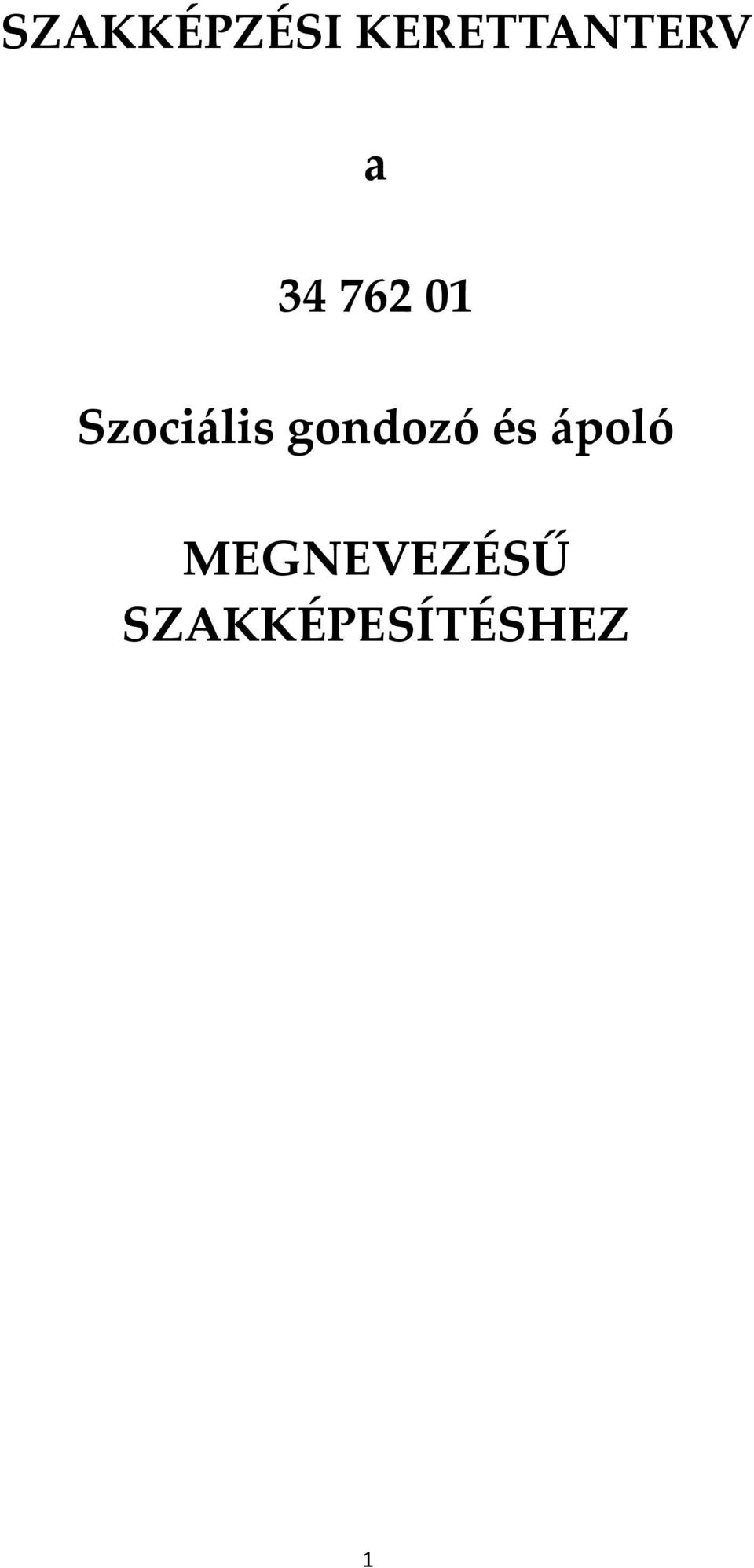 01 Szociális gondozó és
