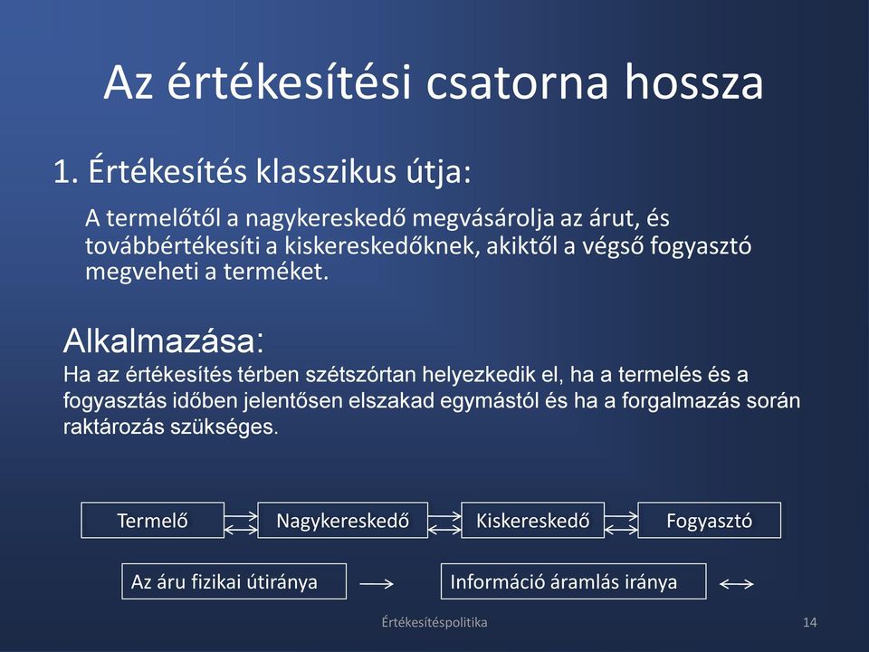 akiktől a végső fogyasztó megveheti a terméket.