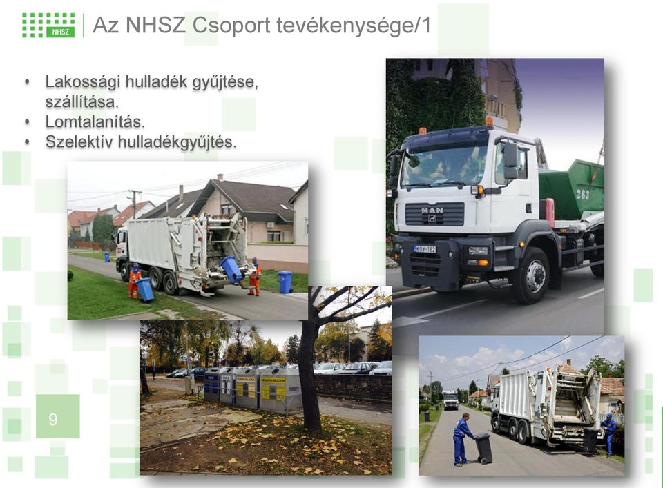 hulladék gyűjtése,