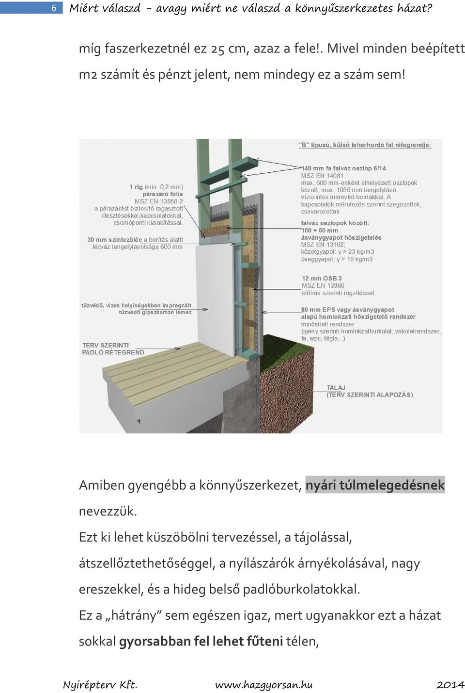 Amiben gyengébb a könnyűszerkezet, nyári túlmelegedésnek nevezzük.