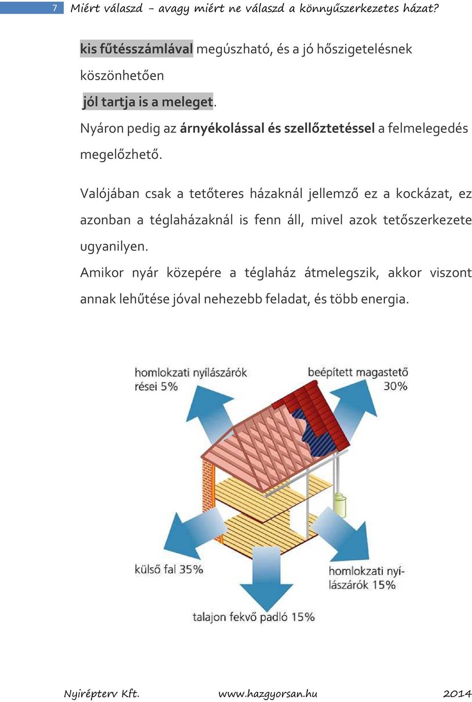 Nyáron pedig az árnyékolással és szellőztetéssel a felmelegedés megelőzhető.