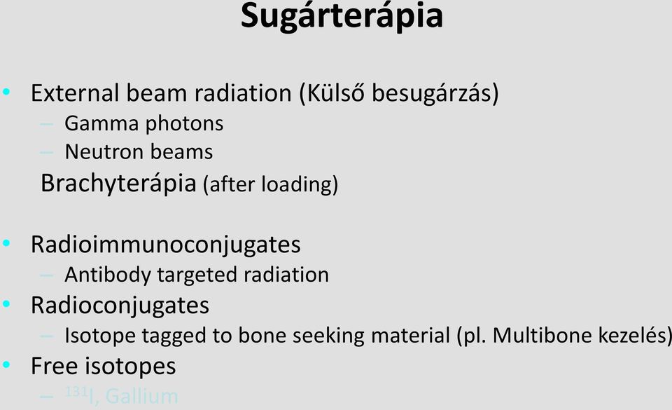 Radioimmunoconjugates Antibody targeted radiation Radioconjugates