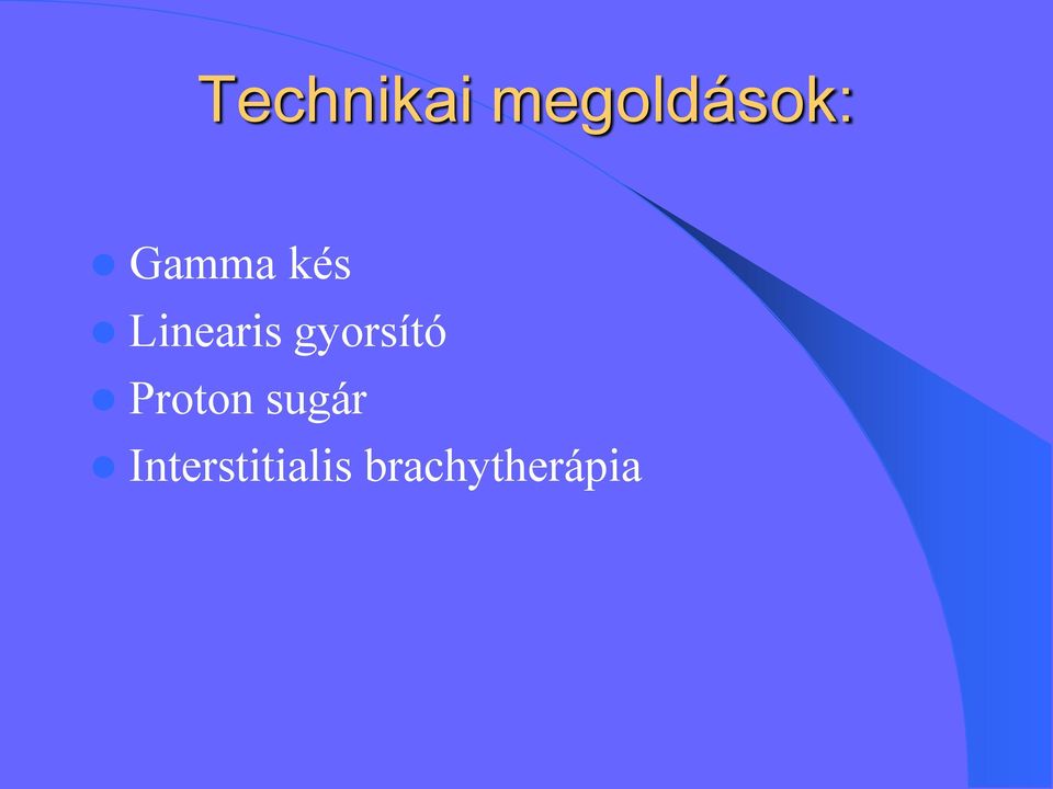 gyorsító Proton sugár