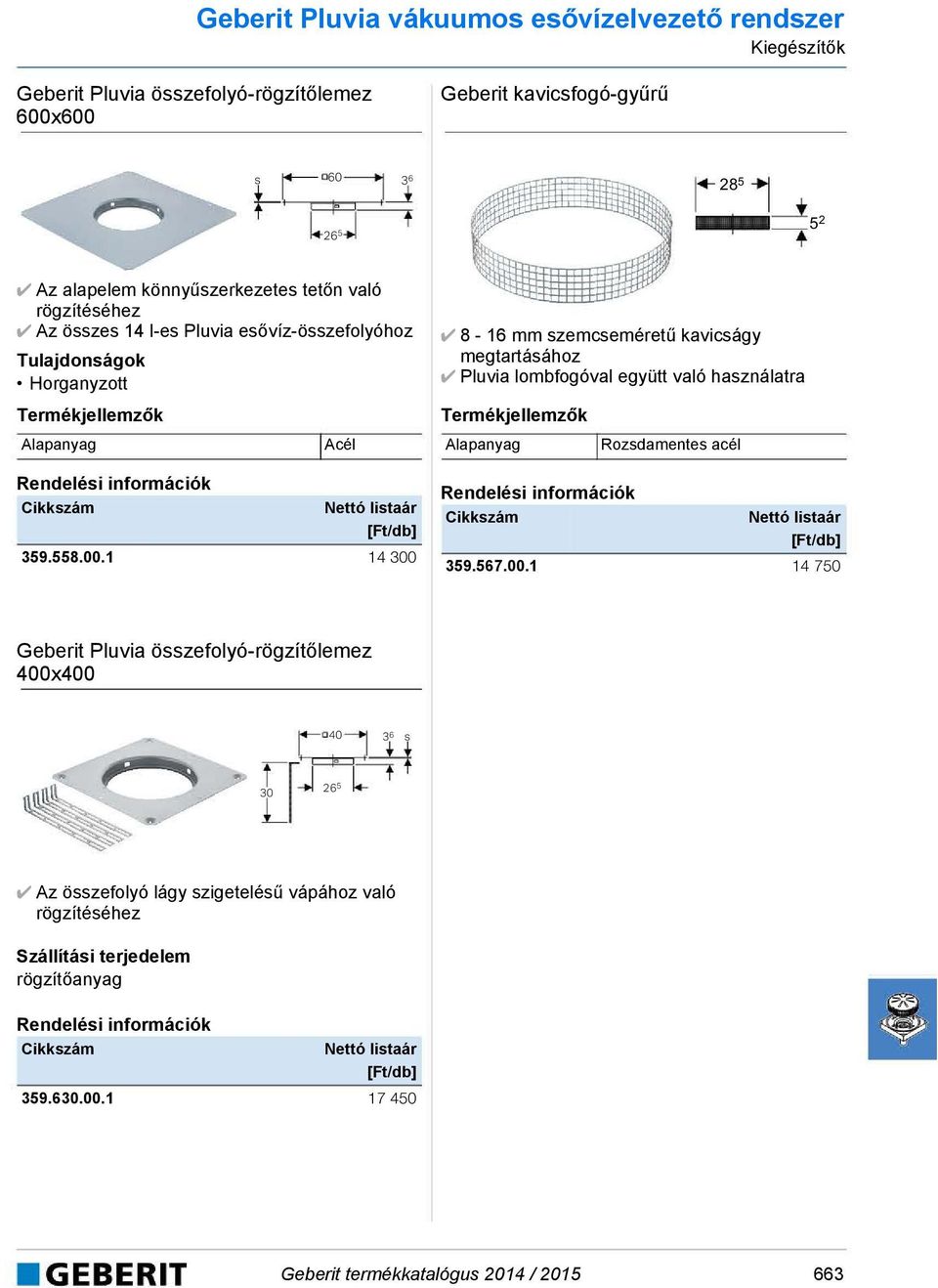 használatra Rozsamentes acél Cikkszám 359.558.00.