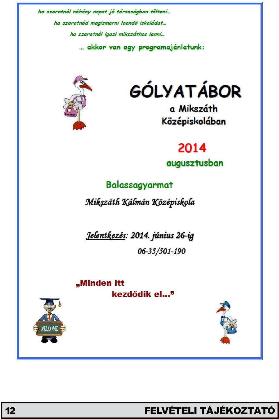 TÁJÉKOZTATÓ