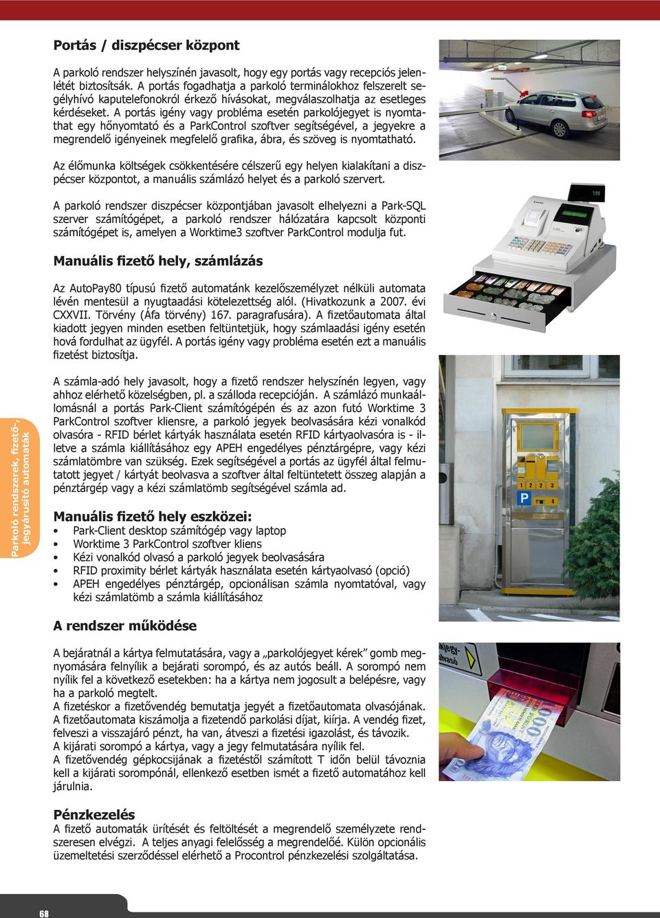 ParkControl rendszer. Automatikus fizető parkoló beléptető rendszer - PDF  Ingyenes letöltés