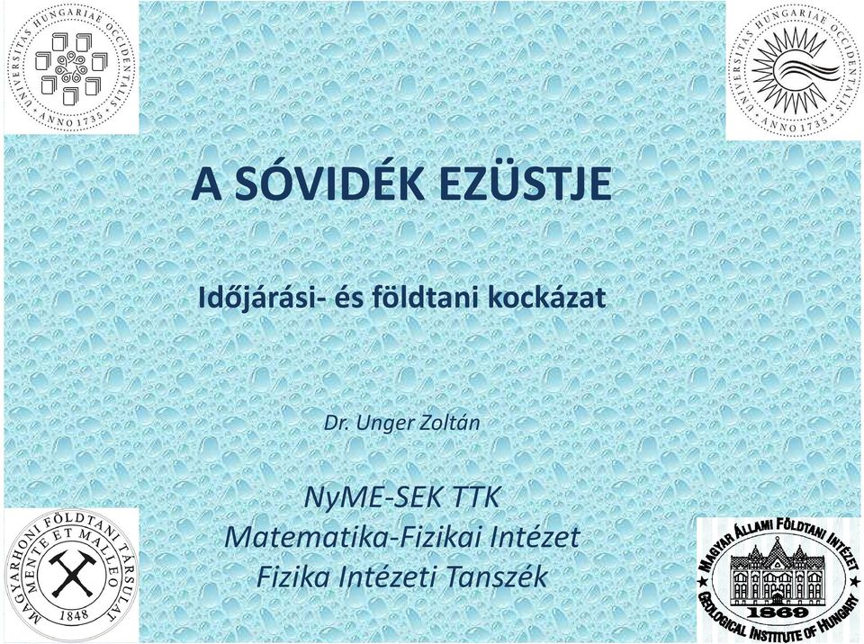 Unger Zoltán NyME-SEK TTK