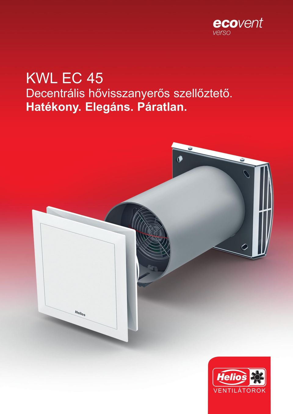 KWL EC 45. Decentrális hővisszanyerős szellőztető. Hatékony. Elegáns.  Páratlan. VENTILÁTOROK - PDF Free Download