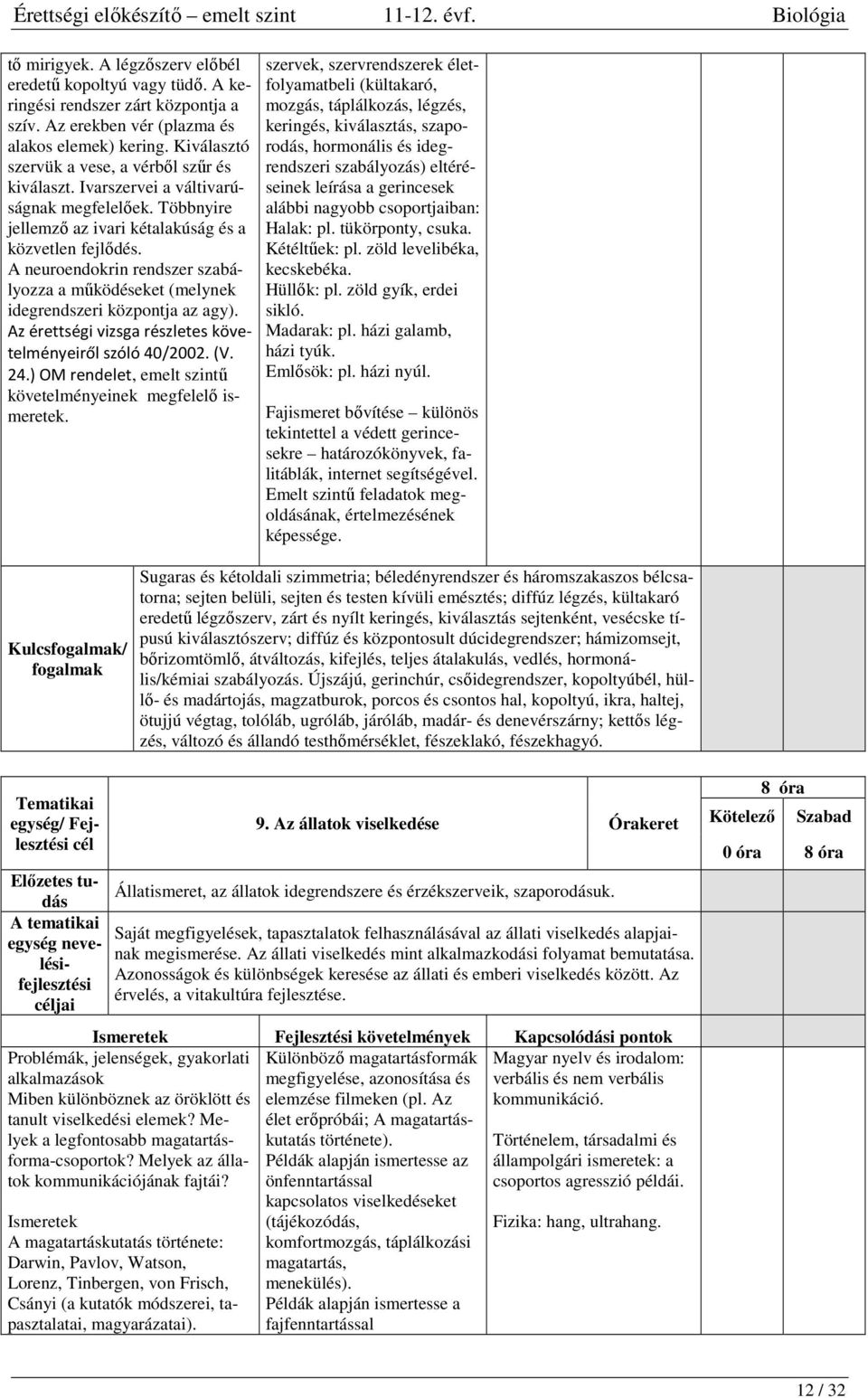 A neuroendokrin rendszer szabályozza a működéseket (melynek idegrendszeri központja az agy).