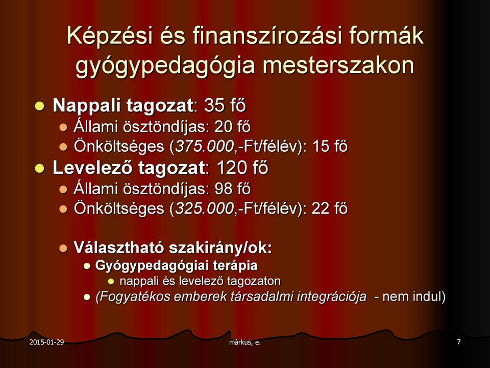 Gyógypedagógia mesterképzési szak az ELTE Bárczi Gusztáv Gyógypedagógiai  Karon - PDF Free Download