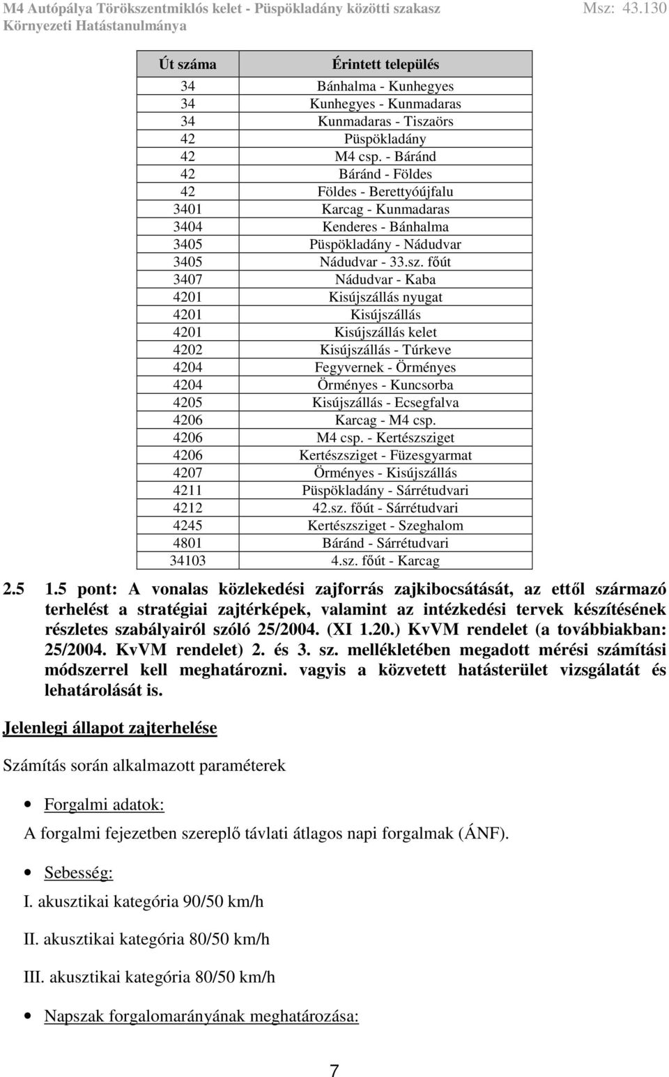 főút 3407 Nádudvar - Kaba 4201 Kisújszállás nyugat 4201 Kisújszállás 4201 Kisújszállás kelet 4202 Kisújszállás - Túrkeve 4204 Fegyvernek - Örményes 4204 Örményes - Kuncsorba 4205 Kisújszállás -