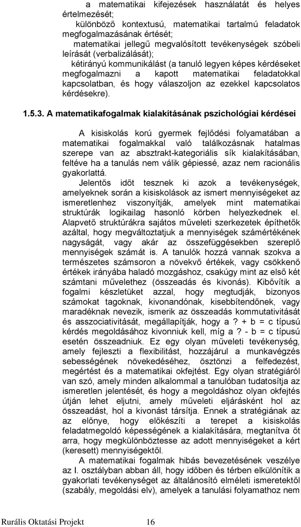 kérdésekre). 1.5.3.