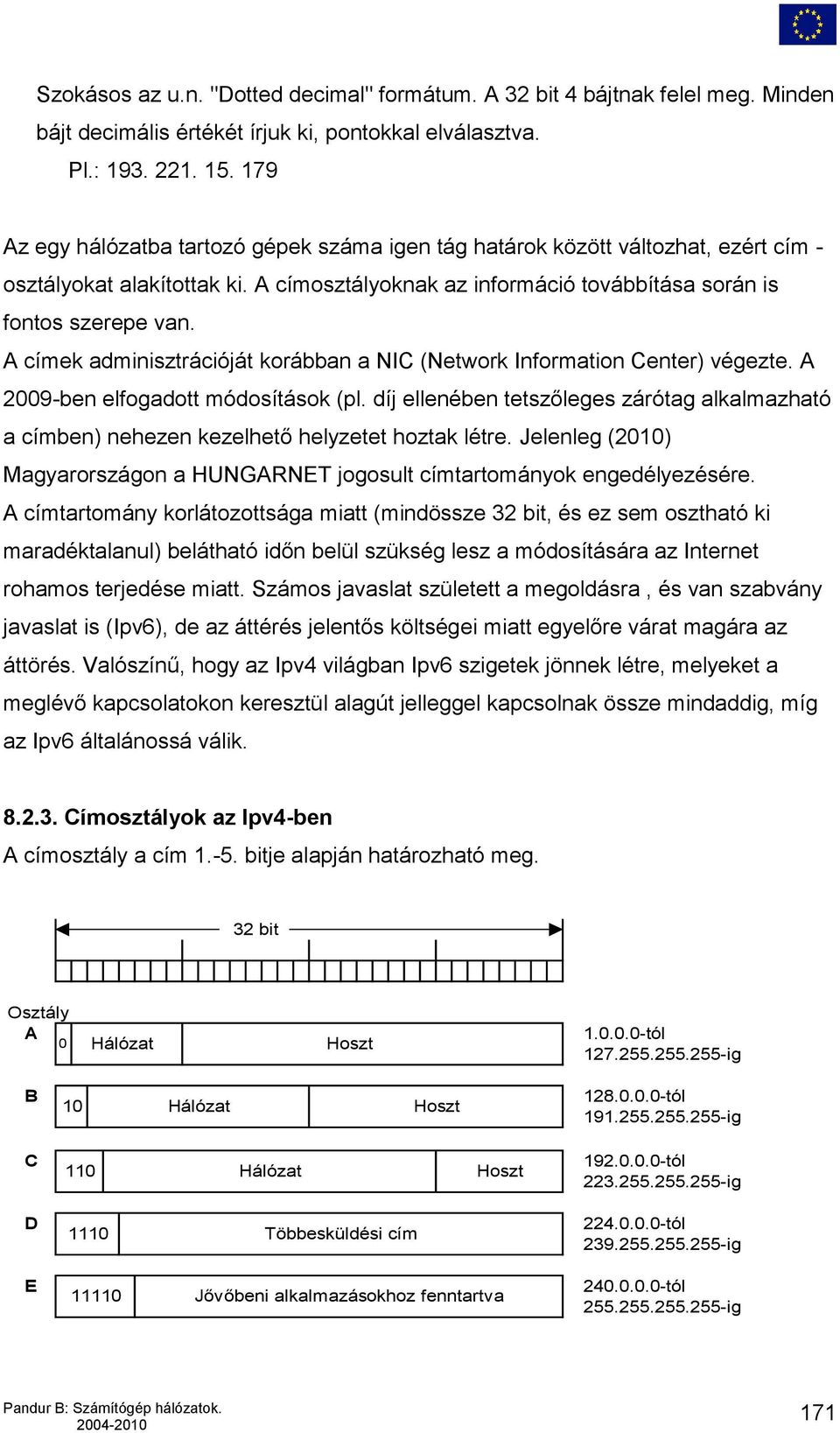 A címek adminisztrációját korábban a NIC (Network Information Center) végezte. A 2009-ben elfogadott módosítások (pl.