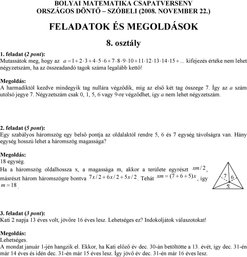 FELADATOK ÉS MEGOLDÁSOK - PDF Free Download