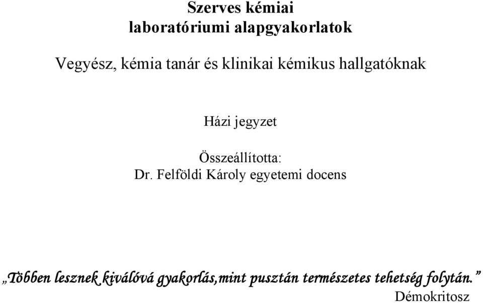 Összeállította: Dr.